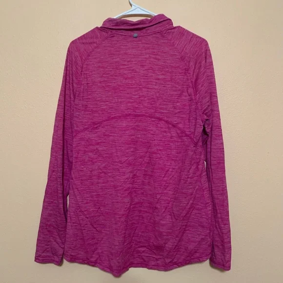 Champion Women's Magenta Duo Dry Long Sleeve Activewear Full Zip Jacket Size L - Picture 2 of 5
